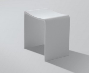 Wiesbaden Solid Surface douchezitje 40 x 30 x 42,5 cm